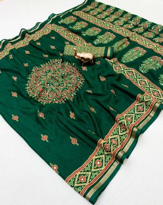 Vastrangan kashmiri mirror saree wholesale market in india